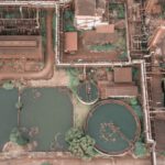 Pool Filters - Scenery of sewage treatment plant