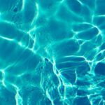 Pool Lighting - Blue Water Wallpaper