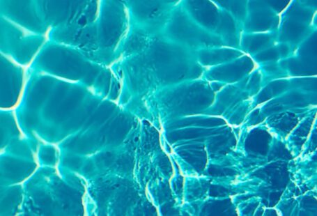 Pool Lighting - Blue Water Wallpaper