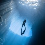 Underwater Lighting - Scuba Diver Under Water